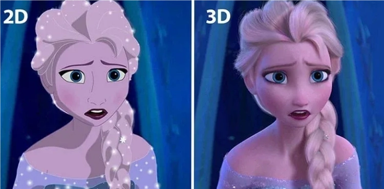 2D to 3D Image Example