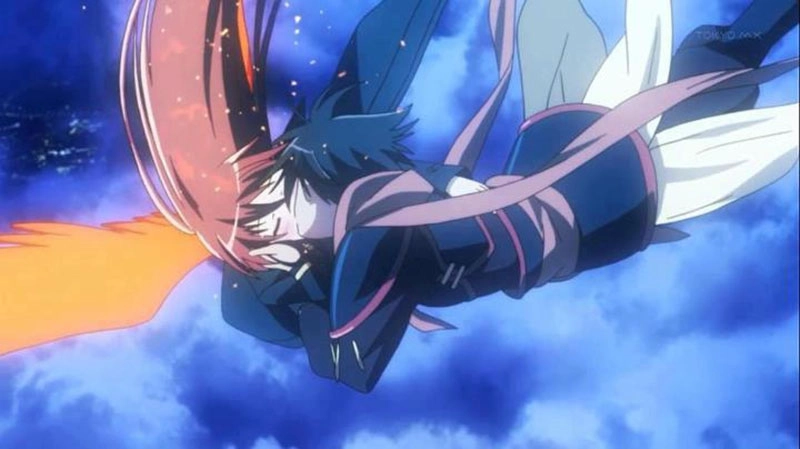 Anime Kissing Yuji Shana