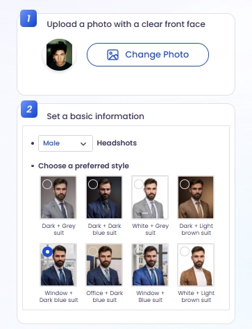 Create Headshots Using Business Avatar Templates