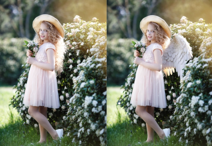How to Add Angel Wings to a Photo-AI Ease