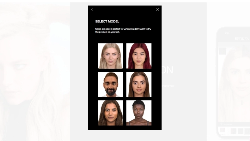 Redken Virtual Hair Color Try On with Models