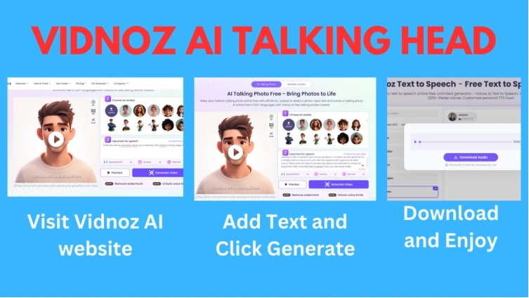 Scottish Accent Generator Vidnoz Avatar Work