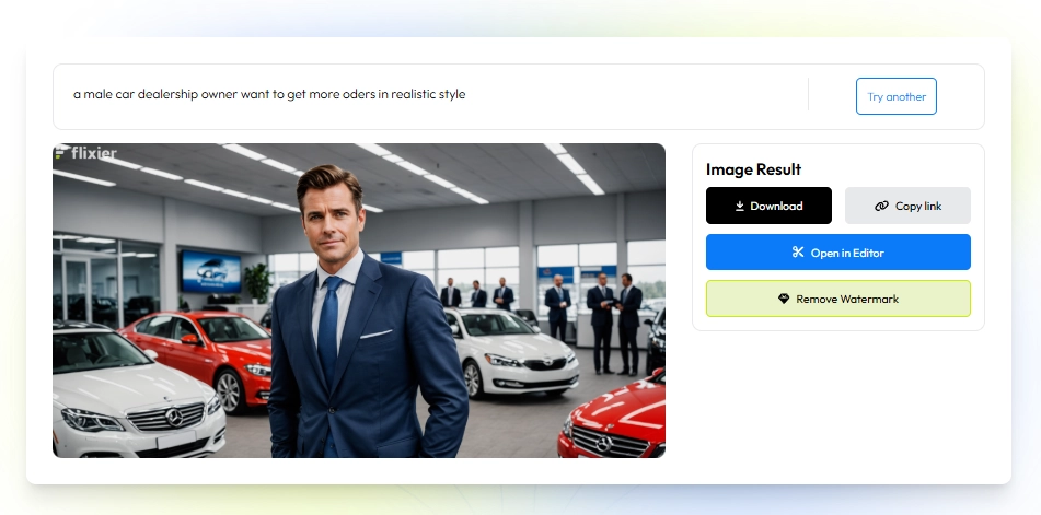 Turn Text to Business Avatar