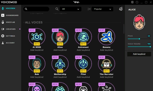 Voicemod Voice Changer
