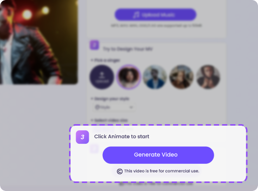 Generate the Music Video with AI